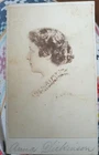 Anna Dickinson Civil War "Joan of Arc" lecturer Anti slavery rights cdv photo