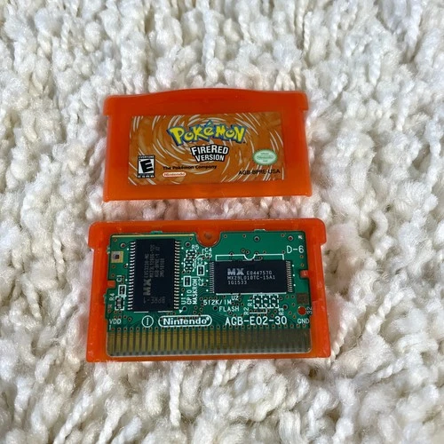 Pokemon: FireRed Version (Nintendo Gameboy Advance, 2004) GBA Authentic Tested