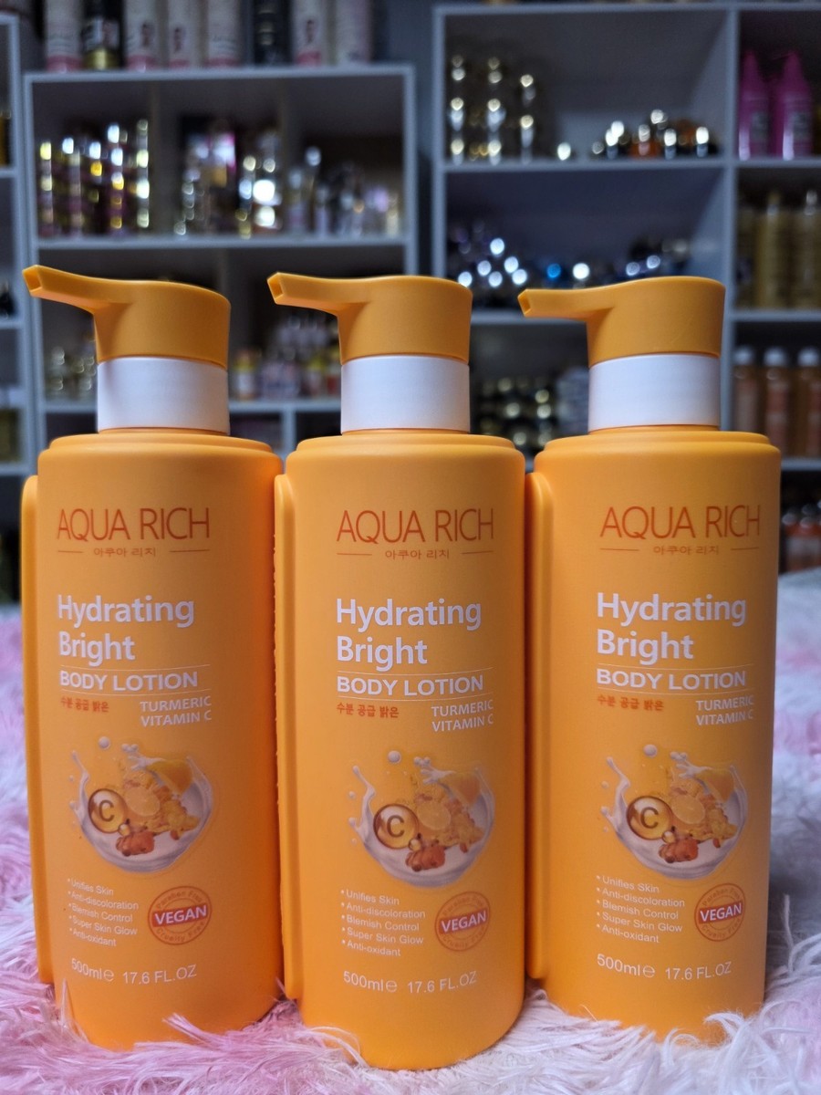 Aqua Rich Hydrating Bright Body Lotion Turmeric & Vitamins C