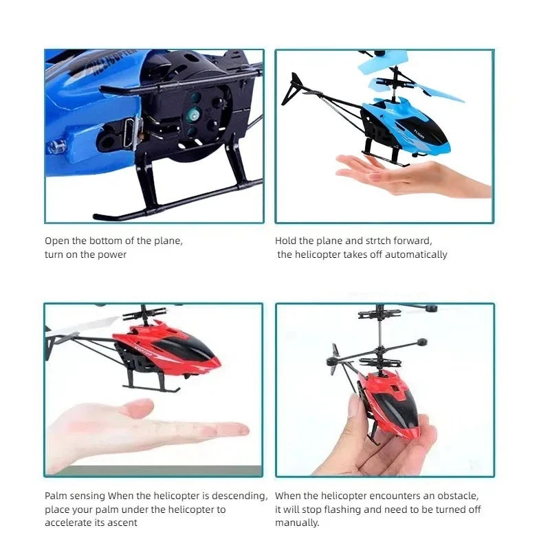 RC Helicopter 2.4Ghz Mini Drone Remote Control Helicopter Drone for Adult Kids - Image 4 of 4