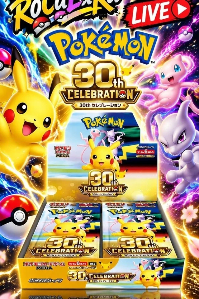 30th Anniversary Pokémon Celebrations Japanisch & Chinesisch