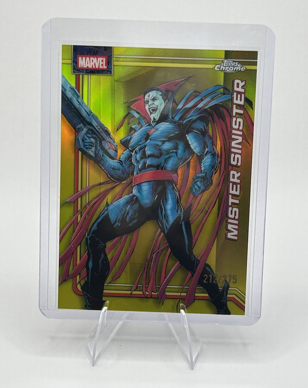 Topps Chrome Marvel 2026 Mister Sinister yellow 212/275