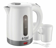RUSSELL HOBBS 23840 0.85 LITRE 1KW TRAVEL KETTLE IN WHITE