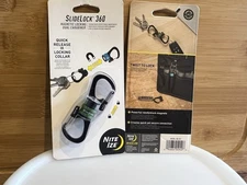 Nite Ize SlideLock 360 Magnetic Locking Dual Carabiner Green MSBL-08-R7 Keychain