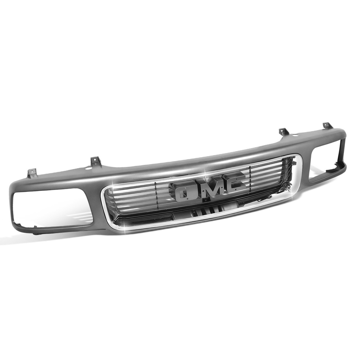 Fit 95-97 GMC Jimmy Sonoma Front Bumper Grille w/ Chrome Molding