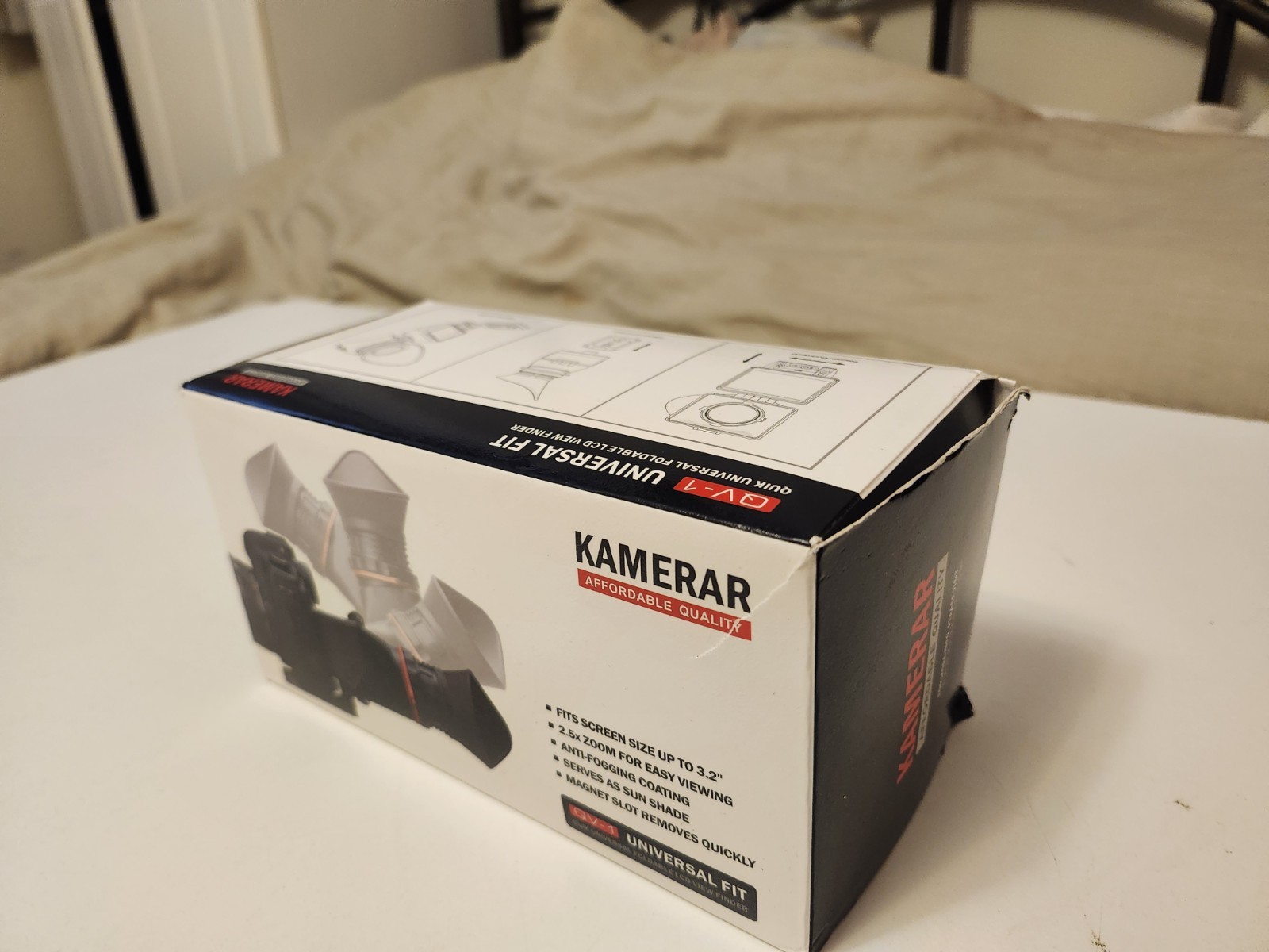 Kamerar QV-1 LCD Viewfinder Camera Magnetic Attach Universal Fit Sony Canon, etc