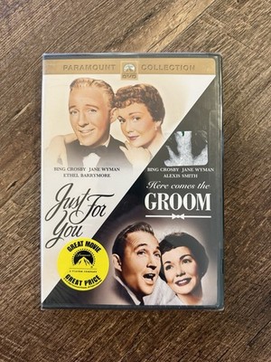 BING CROSBY Double Feature (DVD, 2004) Just For You/ Here Comes The Groom NEW!