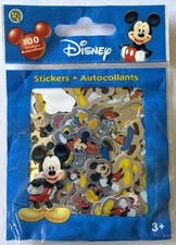 SMALL PRISMATIC MICKEY FRIENDS Stickers Disney Goofy Minnie Card Making