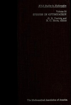 Studies in Optimization Hardcover