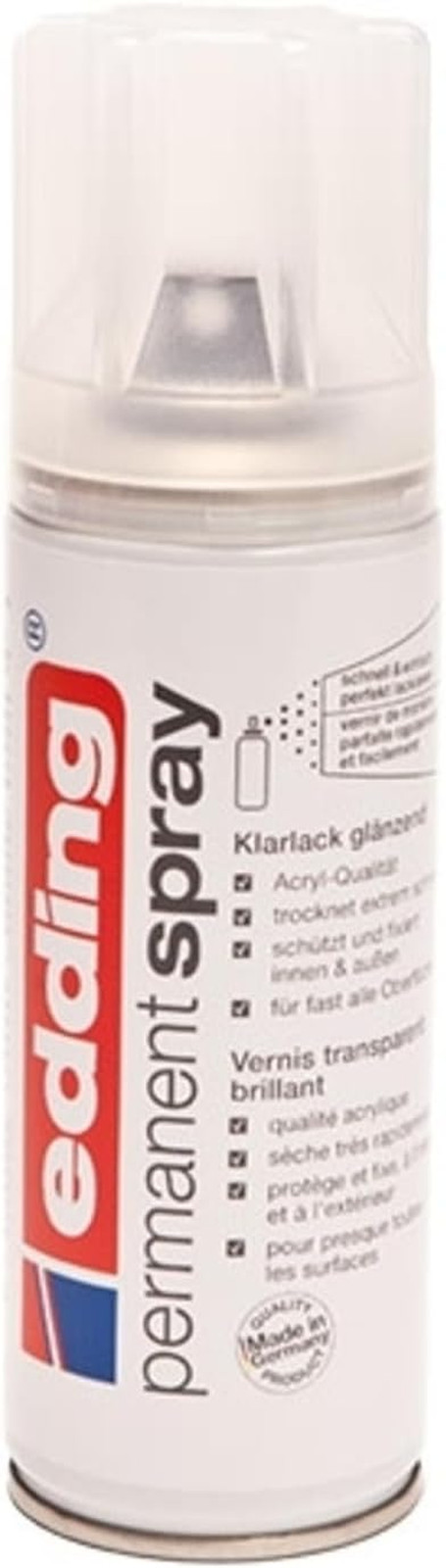 5200 Spray Permanente Lacca Trasparente, Transparente Lucido, 200 Ml, Vernice Ac
