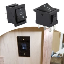 1/4/10Pcs Marine Boats Rocker Switches 6 Pin 250V 6A 125V 10A Rocker Switches