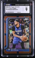 JALEN SUGGS 2025-26 Topps Chrome Basketball Refractor #115 CGC 9 MINT MAGIC