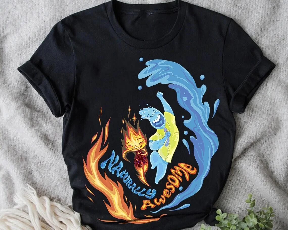 Disney T-Shirt Elemental Ember And Wade Unisex 6