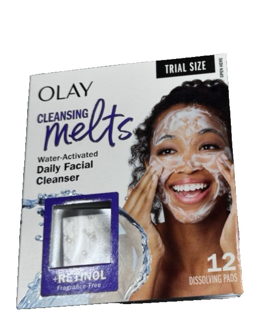 384 Pads Olay Cleansing Melts + Retinol Daily Facial Cleanser SEALED CASE 12X32