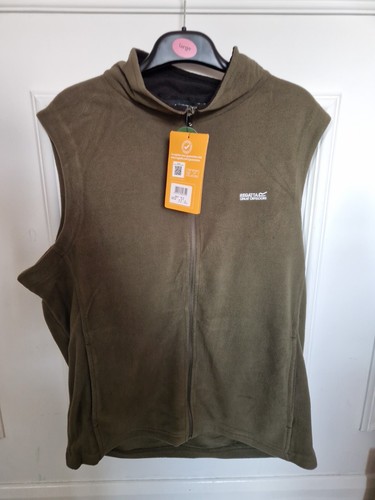Regatta Mens Tobias Lightweight Micro Fleece Full Zip Bodywarmer Vest Gilet