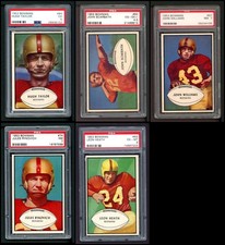 1953 Bowman Washington Redskins Near Team Set 6 - EX/MT 6620877 (9 / 10 cards)