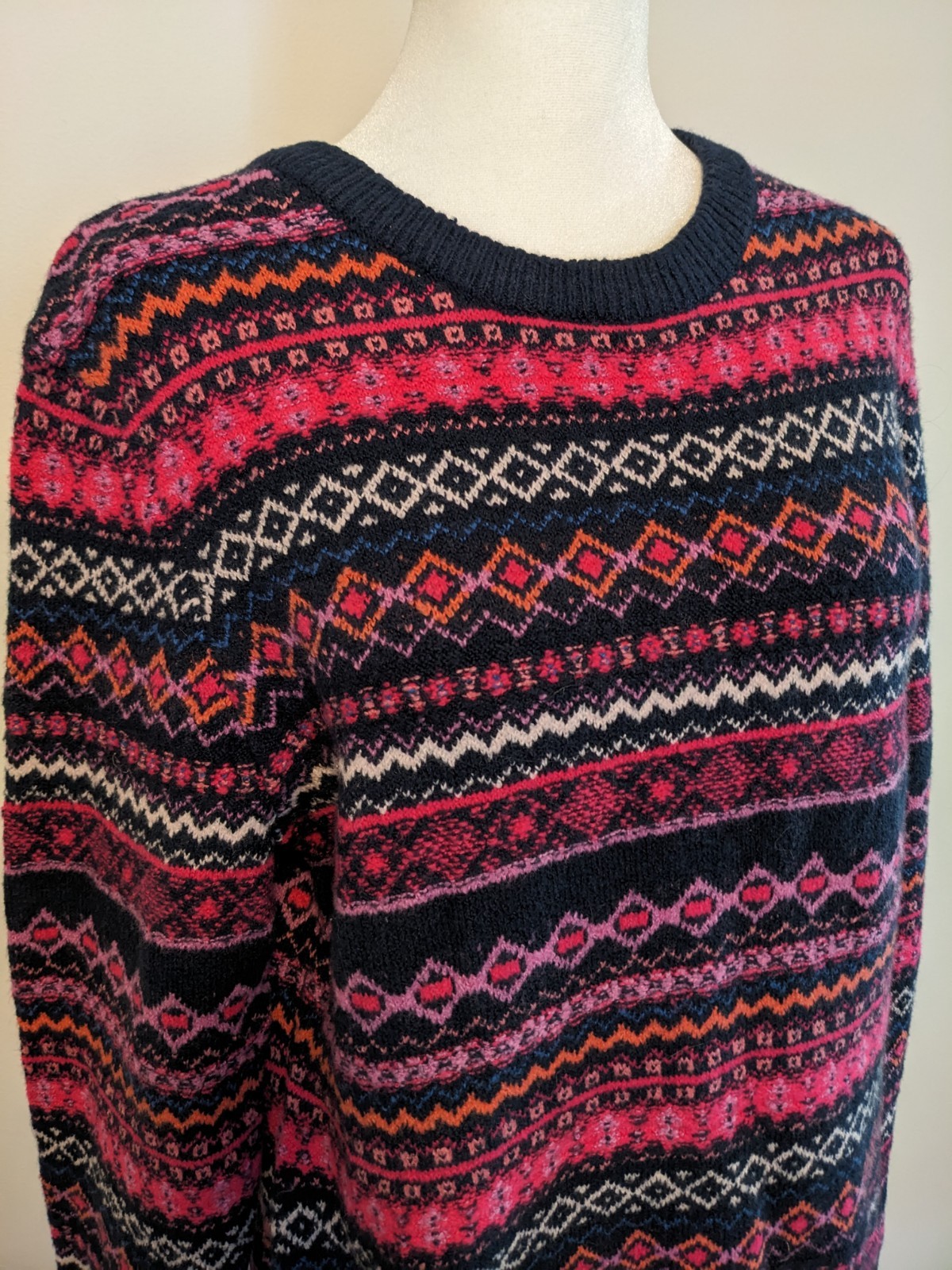 Chadwicks Fair Isle Pattern Pullover Sweater Sz S… - image 2