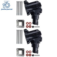 2x 864591t02 Dry Joint Elbow Riser 14 Degree For Mercruiser Gm V6 V8 2004- New 2x 864591t02 Dry Joint Elbow Riser 14 Degree For Mercruiser Gm V6 V8 2004- New