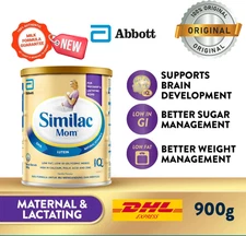 ABBOTT Similac Mom Milk Powder 900g – DHA, Halal – Fast Shipping via DHL