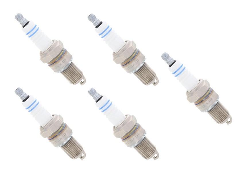 Set of 5 Spark Plug BOSCH 0242229656 for Volkswagen EuroVan Brand New