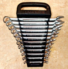 Craftsman Sae 12 Pc Combination Wrenchs  14- 78 Vs Original Tray 12 Pt Usa