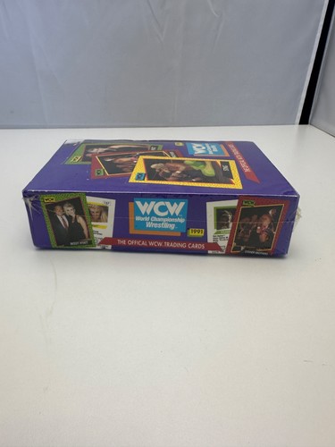Tarjetas de lucha libre del Campeonato Mundial WCW 1991 36 paquetes Impel Sting Flair nuevas rápidas - Imagen 4 de 7