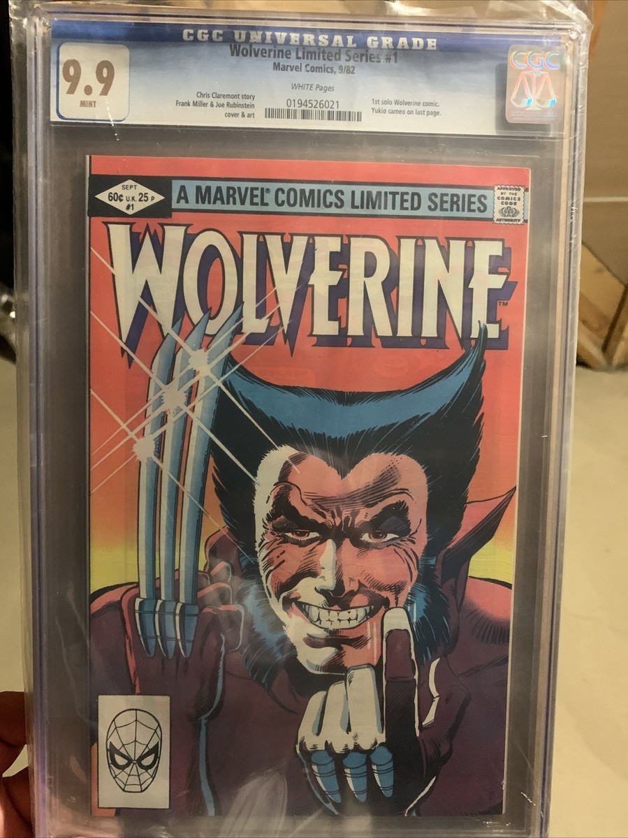 Wolverine 1 CGC 9.9 Limited Series 1982 | eBay