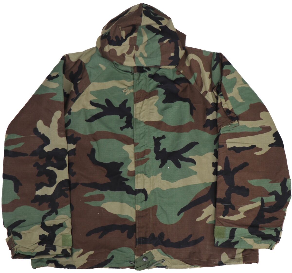 Woodland BDU Chemical Protective Jacket W Hood Overgarment Woodland BDU Chemical Protective Jacket W Hood Overgarment
