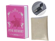 Book Safe With Key LockHidden Safe with Waterproof Cosmetic BagPink Book Safe...