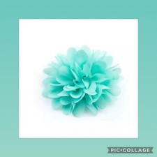Paparazzi Jewelry Blossom Blowout Blue Hair Clip BNWTs