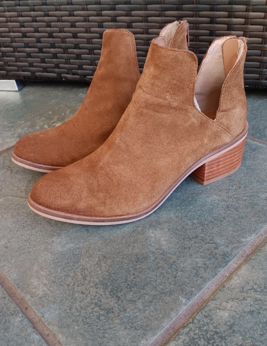 Steve Madden Dusty Block-heel Booties in Brown