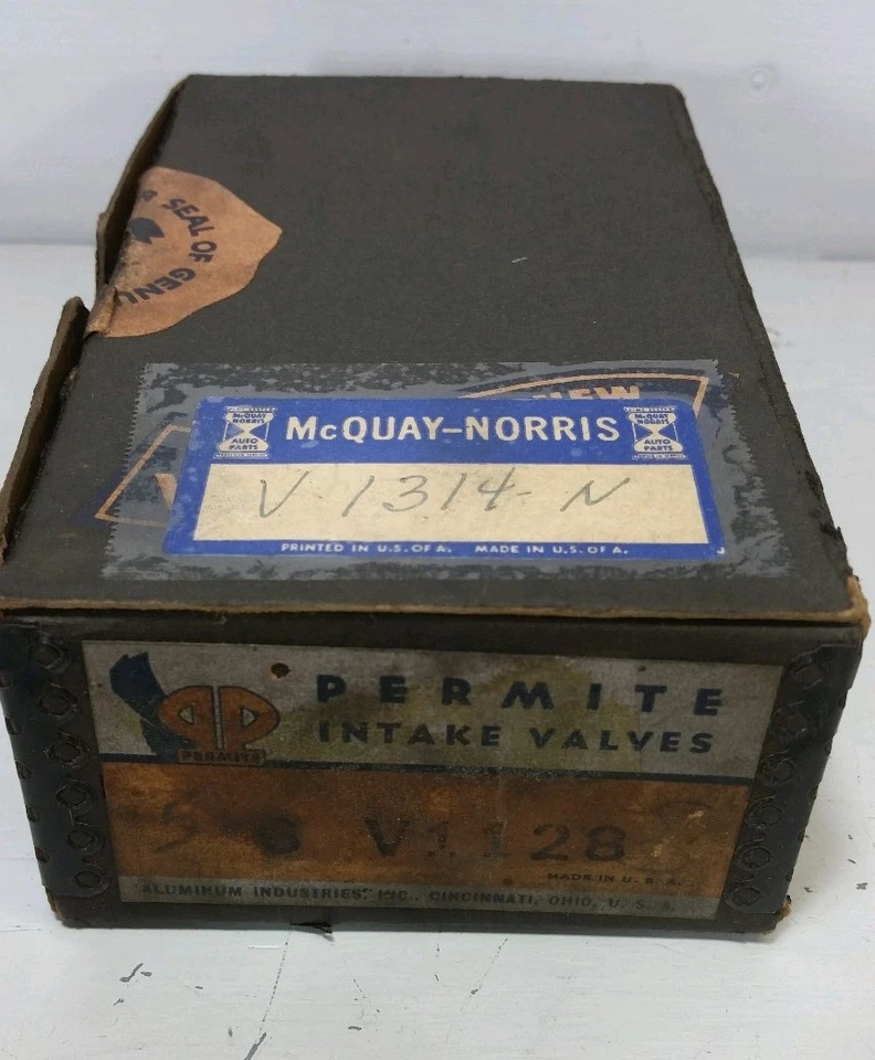 5 válvulas de admissão permitidas V1128 V1651 1941-1942 Nash Ambassador 600 Special Deluxe - Imagem 2 de 3