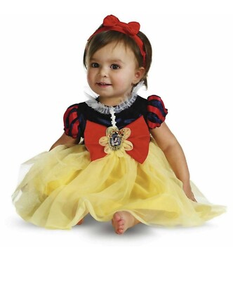 Disney Snow White infant Halloween Costume 12-18 Months Baby Fancy Dress 
