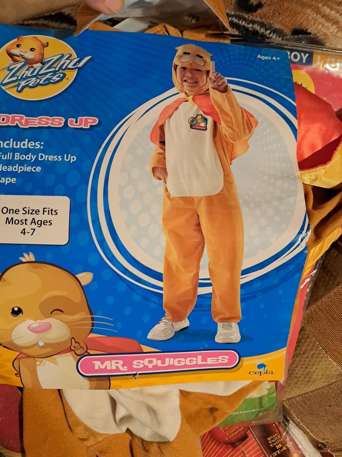NEW ZHU ZHU PETS BOYS MR. SQUIGGLES HALLOWEEN COSTUME SIZE 47 AGES 4 — free download