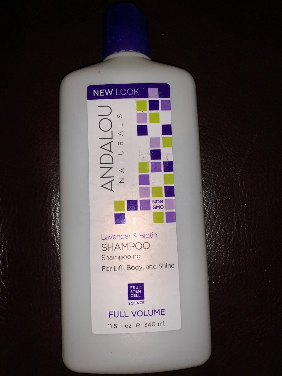 Andalou Naturals Shampoo Full Volume Lift Body Shine Lavender
