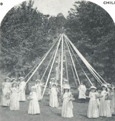 CHILDREN RIBBON ''THE MERRY MAYPOLE DANCE'' PHILIDELPHIA, PA STEROVIEW 14-11