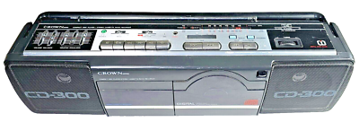 CROWN CD-390 ラジオ・カセット・CDプレーヤー CROWN CD-390 ラジオ・カセット・CDプレーヤー CROWN CD-390 ラジオ