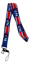 Mass Effect N7 Blue and Red Lanyard Keychain