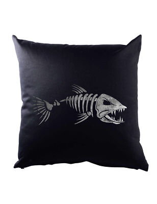 Fish Skeleton Dekokissen Fishing Fisher Rod Pole Bone Hunting River And Line