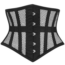 MODA Women's Waist Trainer Cincher Heavy Duty Steel Boned Underbust Cotton #M05