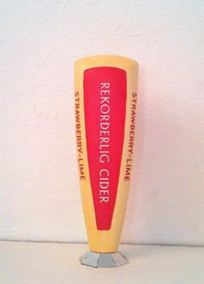 Rekorderlig Cider Strawberry-Lime Tap Handle Knob NIB