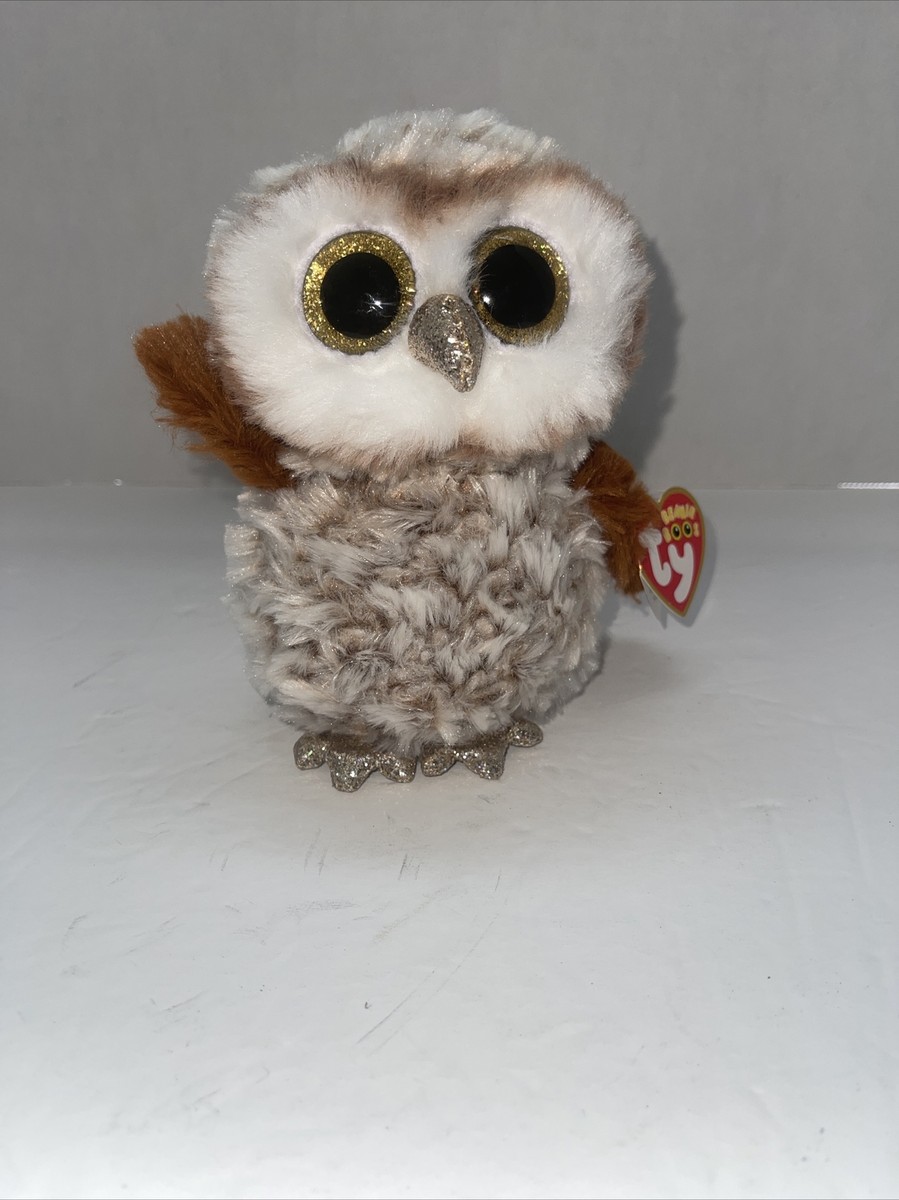 Ty Beanie Boos PERCY the Owl 6