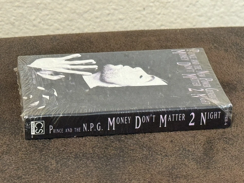 PRINCE AND THE NPG Money Don't Matter 2 Night Cassette Tape Single SEALED NOS - Image 4 of 4