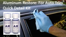 Aluminum Restore - Classic 2 Bottle: Anodized Auto Trim "Quick Polish" Kit