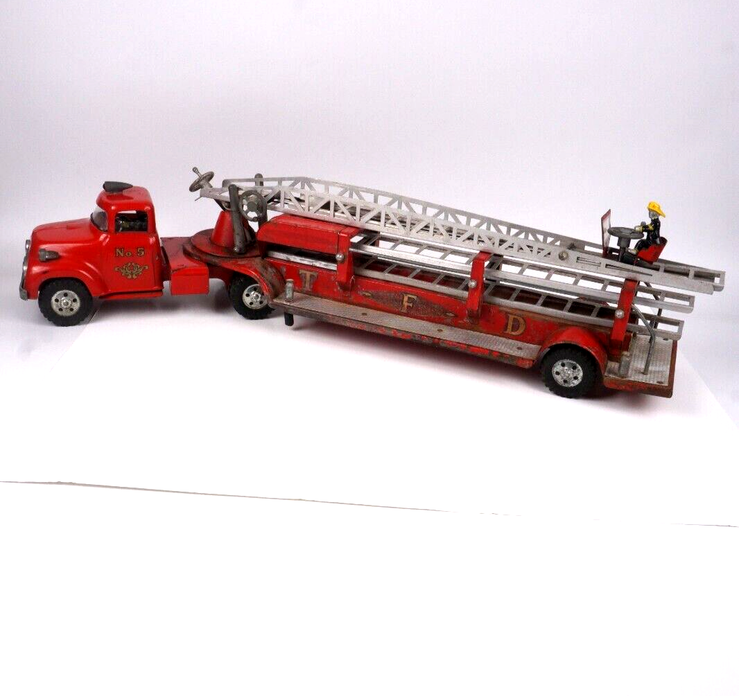 Ladder Tonka Fire Tuff Truck Vintage Tonka Hydraulic Aerial Ladder