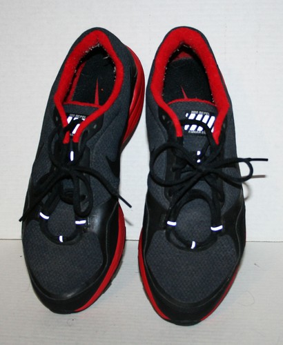 Nike Lunar Edge 12 467972-006 Nero/Rosso Sportivo Scarpe da Corsa Sneakers Uomo 12,5 - Foto 4 di 5