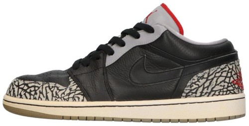 Nike Air Jordan 1 Low Black Bleached Coral Grey Fog 553558-062