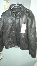 Taylors Leatherwear Uniform Leather Jacket SZ 48 VG condition Bi-swing