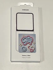 GENUINE Samsung Flipsuit Case Cover for Galaxy Z Flip6 - Clear OPEN BOX