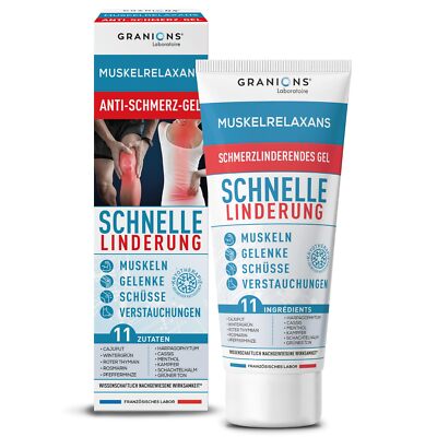 Muskelentspannendes Gel gegen Schmerzen Schnelle Linderung von Gelenk Muskel ...
